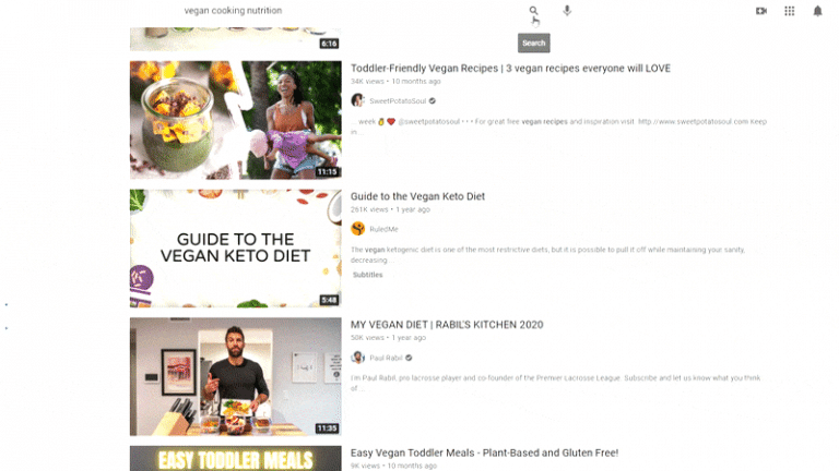 GIF. The video fits the niche I'm looking for - but the channel doesn't.