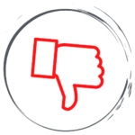 thumbs down