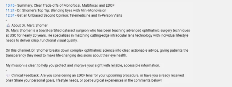 Dr. Shomer's bio and mission statement.