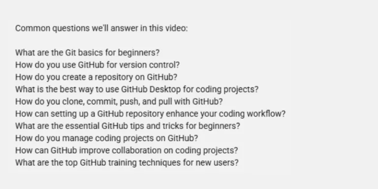 skill foundry video description - FAQ portion with keyword questions